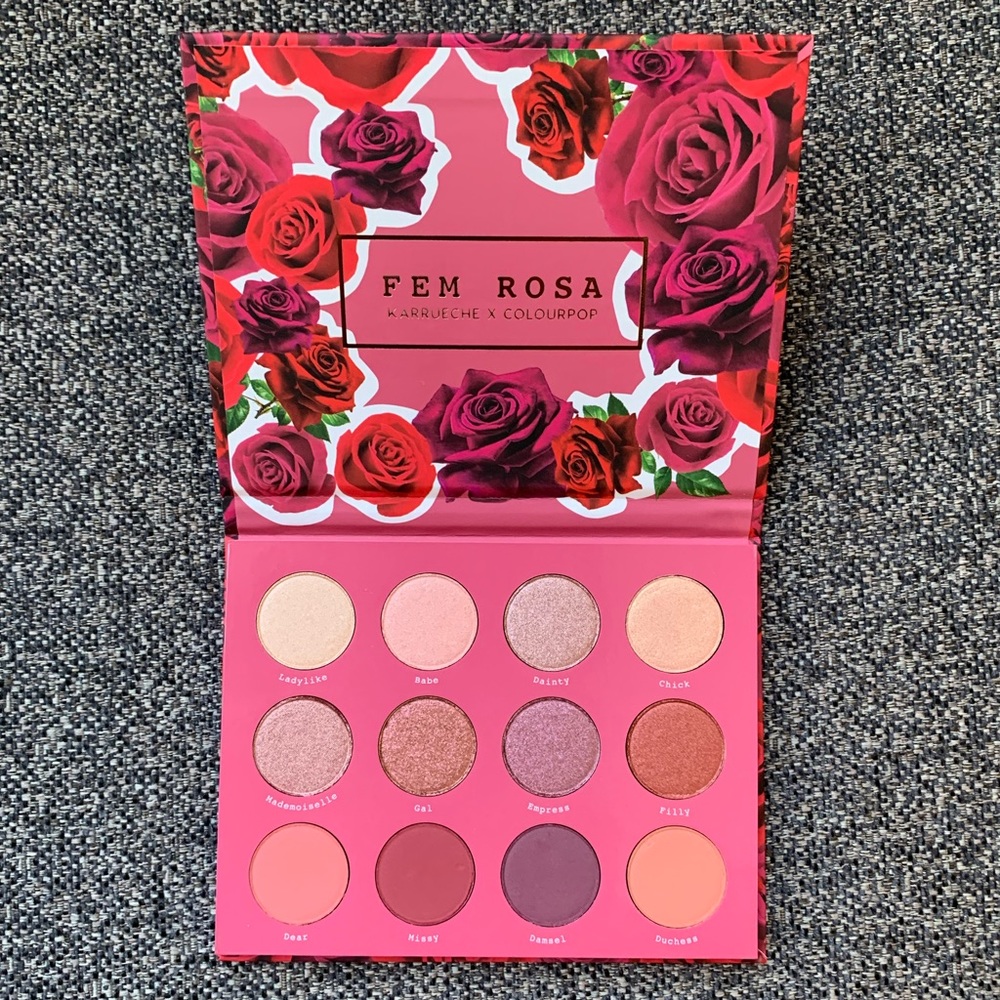 She Fem Rosa eye shadow pallet